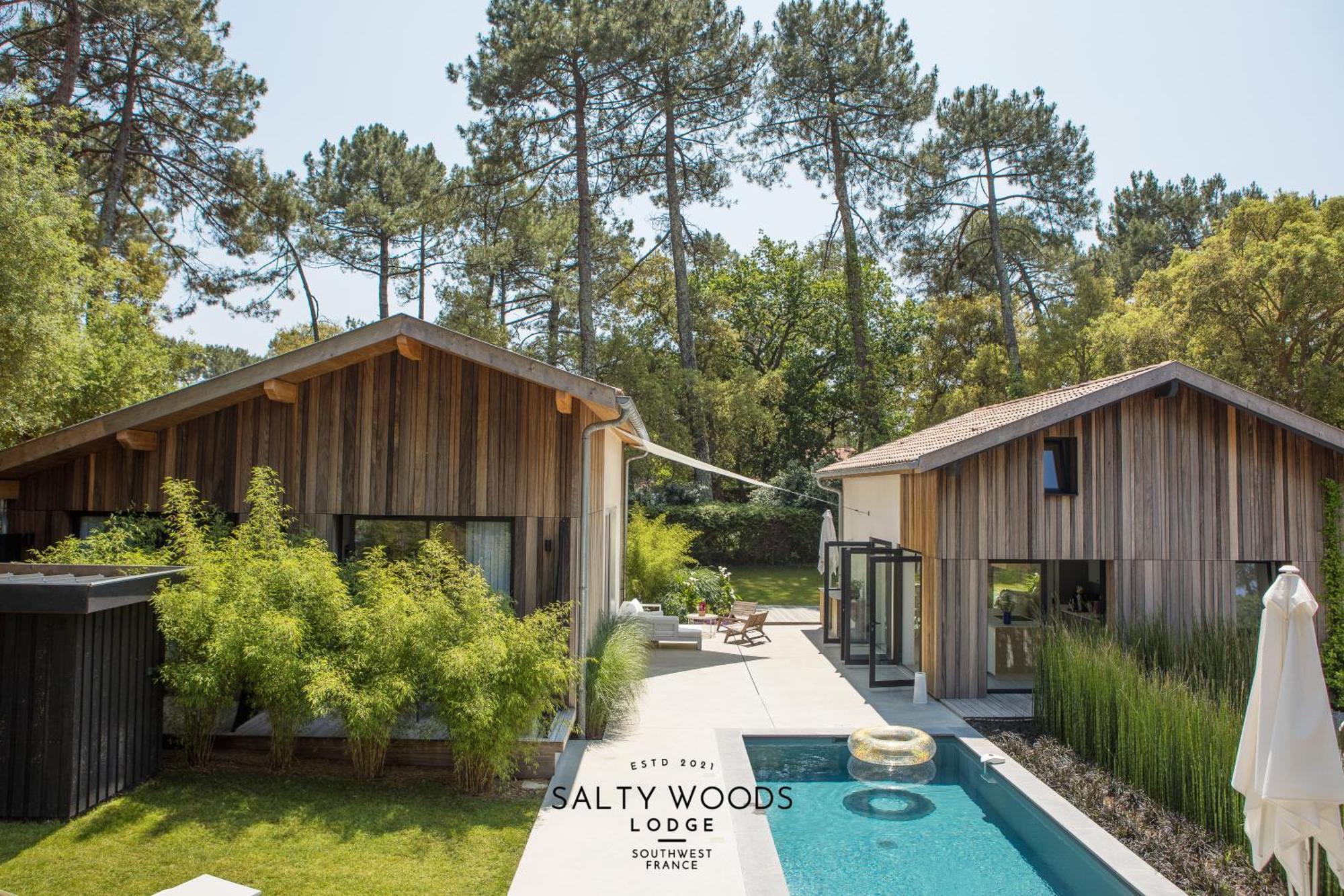Salty Woods Lodge, Chambre D'Hotes Вьё-Боко-ле-Бен Экстерьер фото